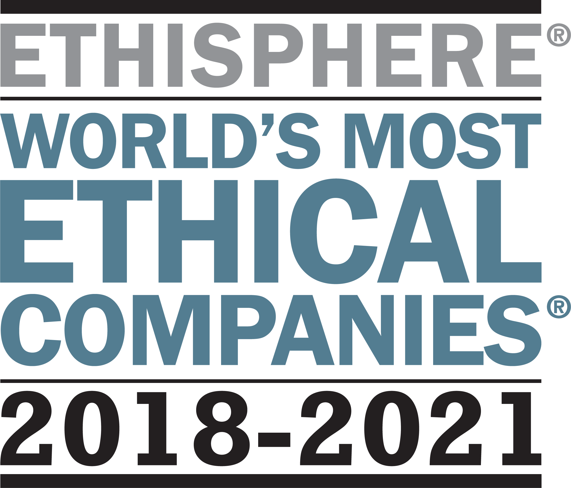 ambia is one of Ethisphere's World's Most Ethical Companies, 2018-2021