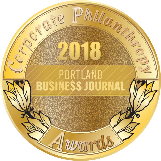 2018 Corporate Philanthropy Medal Portland Business Journal