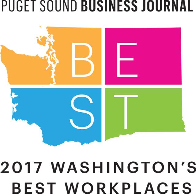 Pugent Sound Business Journal 2017 Washington's Best Workplaces