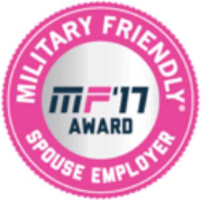 Military Friendly Spouse Employer Award 2017