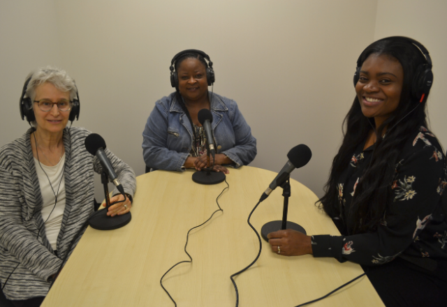 Dr. Jill Ginsberg, Sharetta Butcher and Kilaa Slaughter-Scott