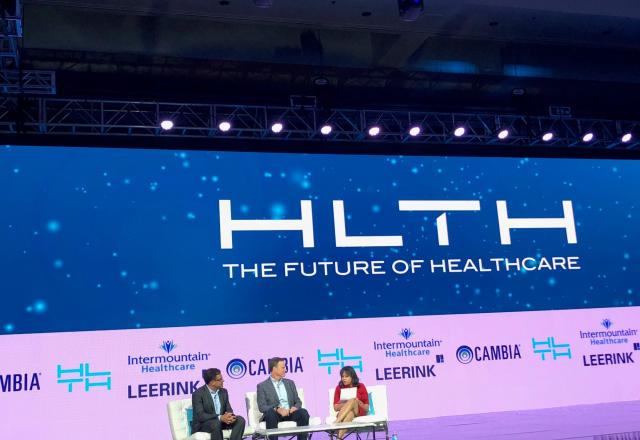Mark Ganz Rob Coppedge HLTH Cambia Innovation Disruptive Health Care