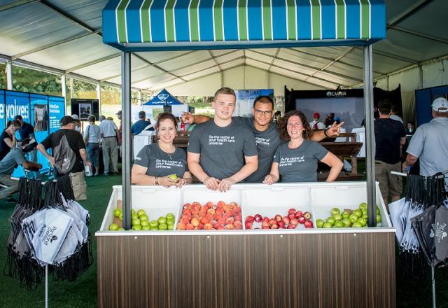 Fruit stand group photo