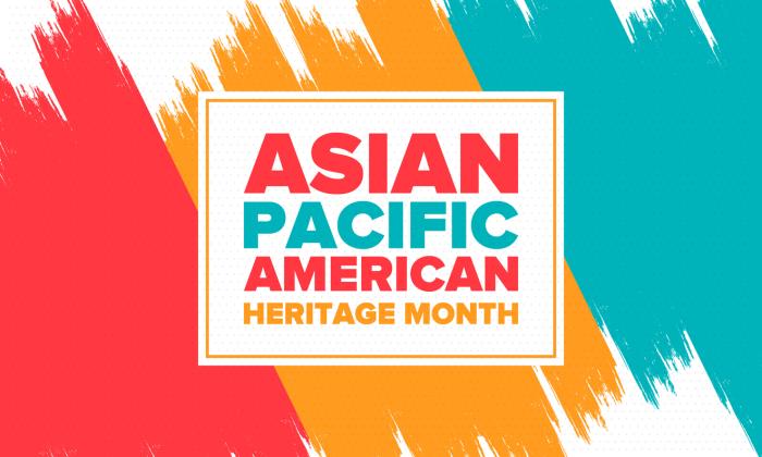 Banner with text Asian Pacific American Heritage Month