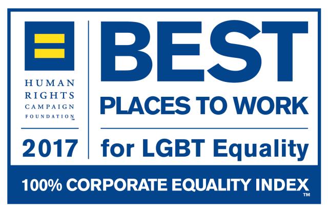 2017 Best Places To Work for LGBTQ Equality Human Rights Campaign Foundation