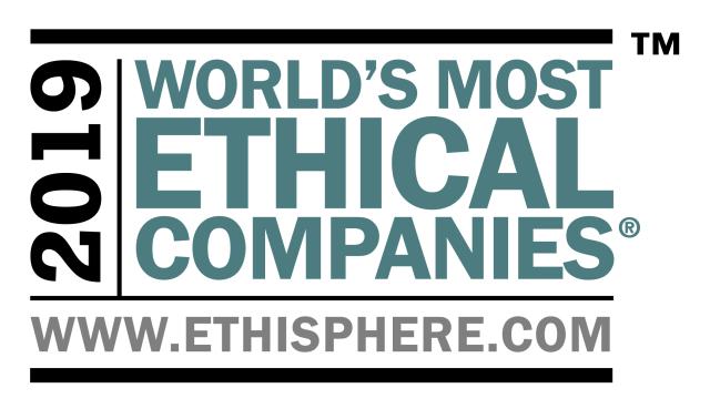 World's Most Ethical Companies 2019
