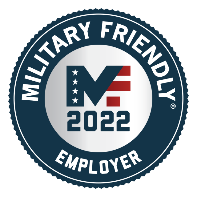 2022 Military Friendly Employer award