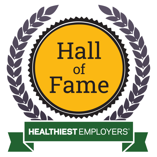 Healthiest Employers Hall of Fame Logo