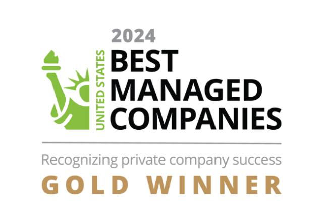 Logo for 2024 US Best Managed Companies