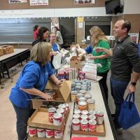 Volunteers at the Utah Food Bank
