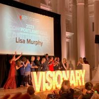 Lisa Murphy accepting award